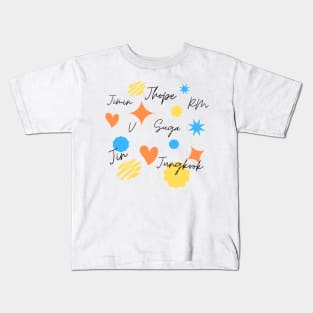 BTS  PTD Names Kids T-Shirt